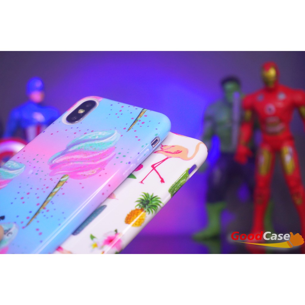 Good Case - Soft Case Realme 5/ 5i/ 6i/ C3 | 5 Pro/ Q | 3 Pro | X | XT TPU Model Cute Spade Print Full Body