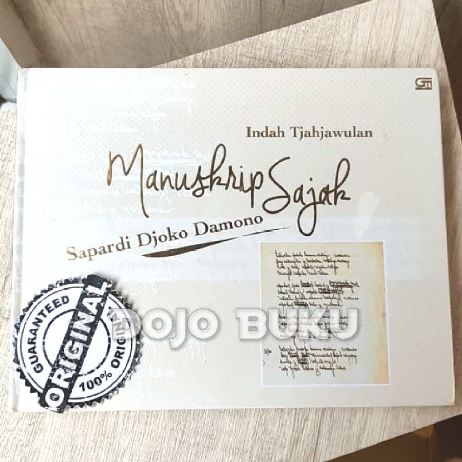 Manuskrip Sajak (Limited Edition) Sapardi Djoko Damono (HardCover)