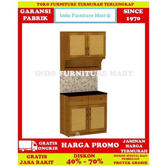 Kitchen Set Lemari Dapur Set Bawah Big Panel Ldb 521 2 Pintu