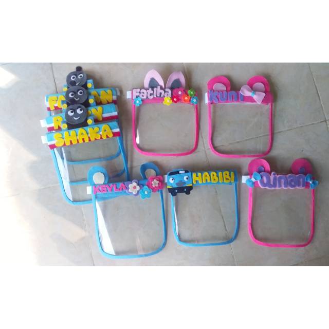 FaceShield | faceshield anak | pelindung muka , faceshield karakter
