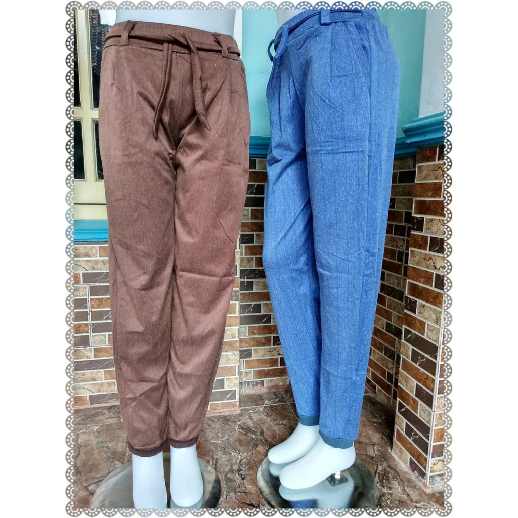 Baggy Suede Tali PANTS / Celana NOBBY