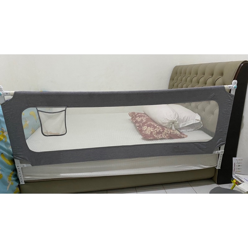 GOL Baby Bedrail Preloved Fence Pembatas Pengaman Pagar Kasur Ranjang Tempat Tidur Anak Bayi Bed Rai