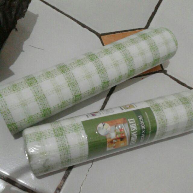 [bisa Cod] Alas Taplak Meja Lemari Dapur Serbaguna 3m