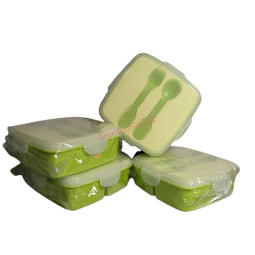 TEMPAT NASI / TEMPAT BEKAL NASI / TEMPAT BEKAL LAUK/TEMPAT NASI SEKAT / TEMPAT BEKAL PLUS SENDOK GAR