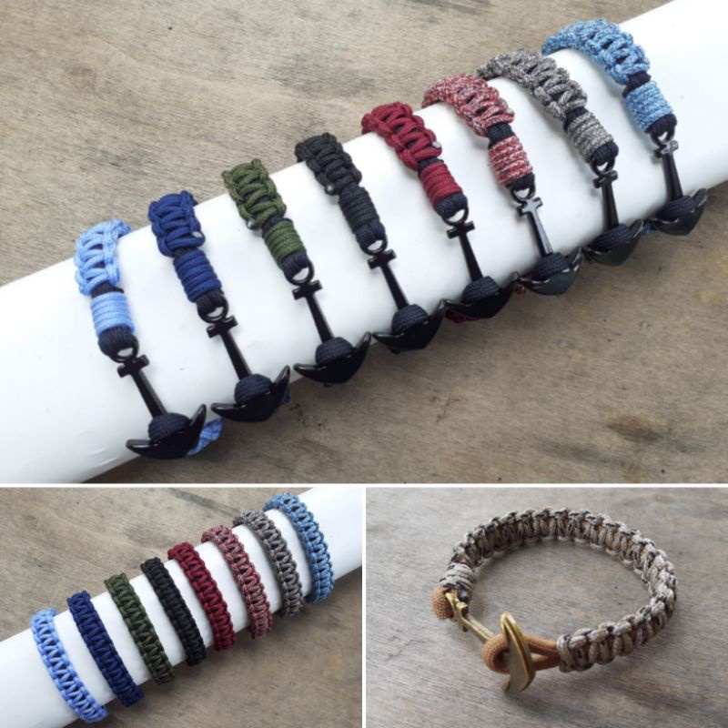 Gelang Tali Gelang Paracord Gelang Jangkar Bracelet paracord bukan gelang prusik