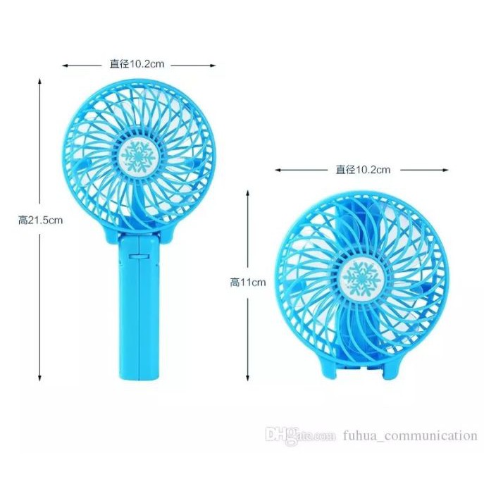 Trend-Handy Mini fan Kipas Angin Portable 2 in 1 Bisa di lipat dan genggam