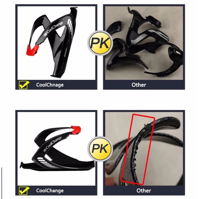 TaffSPORT Holder Botol Minum Sepeda Adjustable MTB - Black