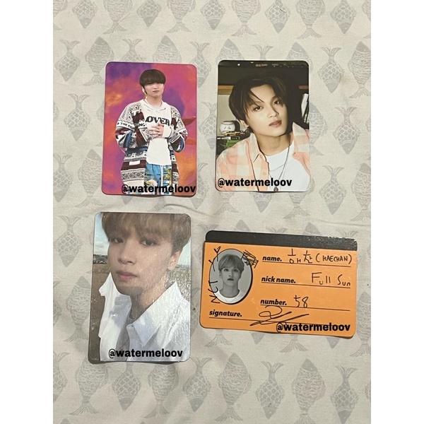(TAKE ALL) Haechan NCT Dream PC CC WGU, PC Deco HS Concept, PC AR Jewel, PC Lemonilo
