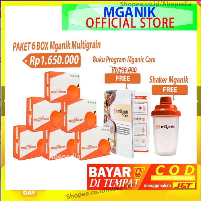 M GANIK MULTIGRAIN PAKET 6 BOX MGANIK