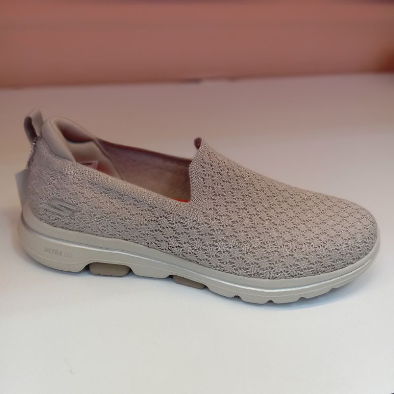 ORIGINAL SKECHERS WMNS GO WALK 5 BRAVE TAUPE - 15911TPE