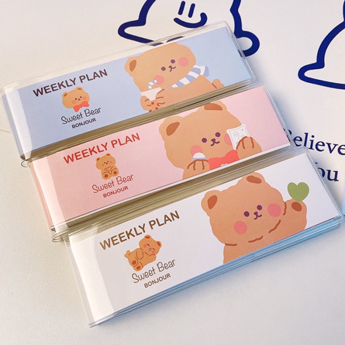 

Buruan Weekly Planner Pocket Book Korean Style Jurnal Mingguan Cute Praktis Bergaransi