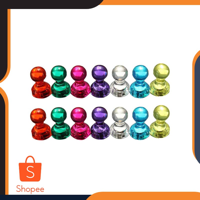 

OLOEY Pinboard Papan Tulis Neodymium Magnet NdFeB N35 14 PCS