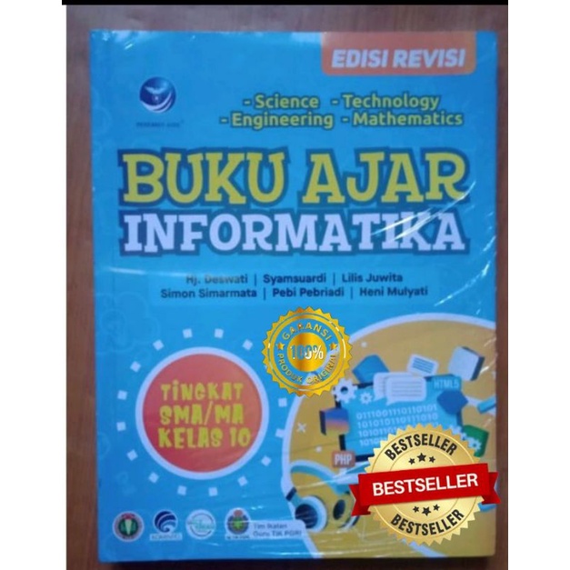 Jual Buku Informatika Tingkat SMA/MA Kelas 10 ( Edisi Revisi ) | Shopee ...