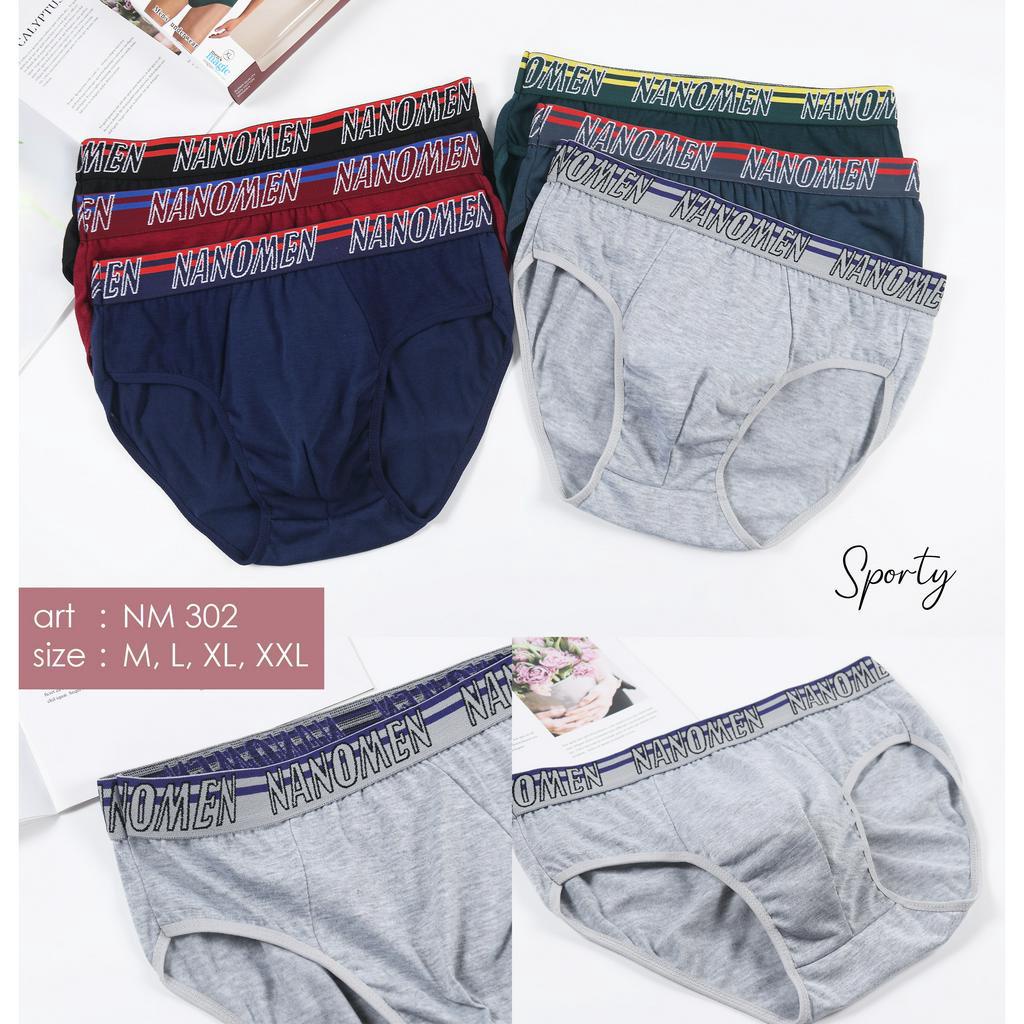 NANOMEN | Celana Dalam Pria Segi3 / Art NM 302