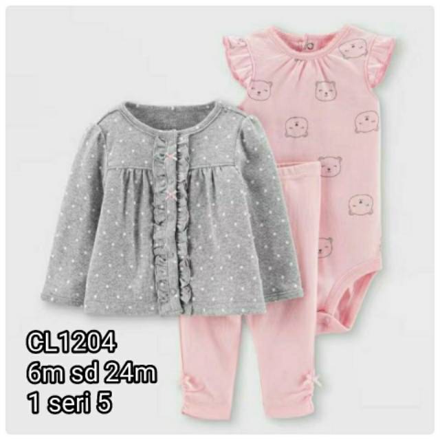 Original Setelan 3in1 Jumper Sweater Impor Bahan Katun Premium