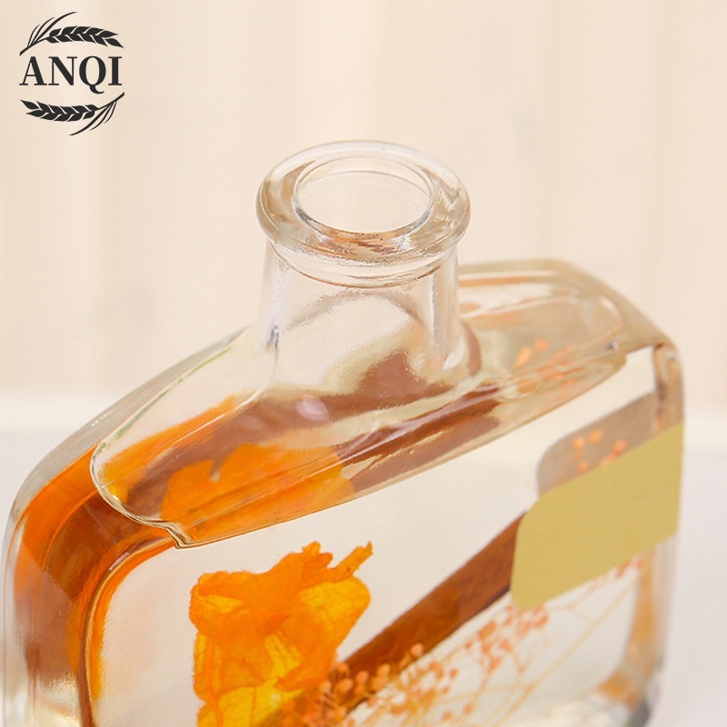 ANQI 1888 Reed Diffuser Alat Pengharum Ruangan Parfum Essensial Oil Hiasan Stik Kayu + Bunga/Bunga Pengharum Ruangan