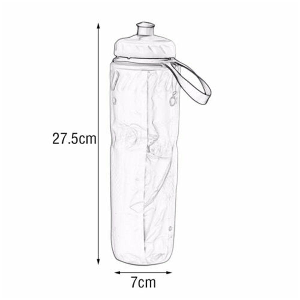 Populer 750ML Botol Olahraga Travel Gym Dual Layer Thermal Menjaga Bening BPA Free Sport Cup