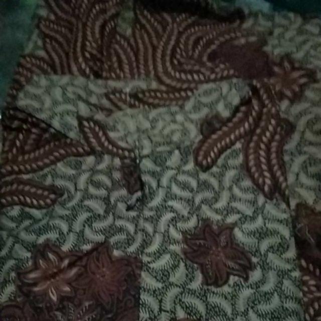 Gamis Batik Cikita Genes Saku Samping Batik Busui