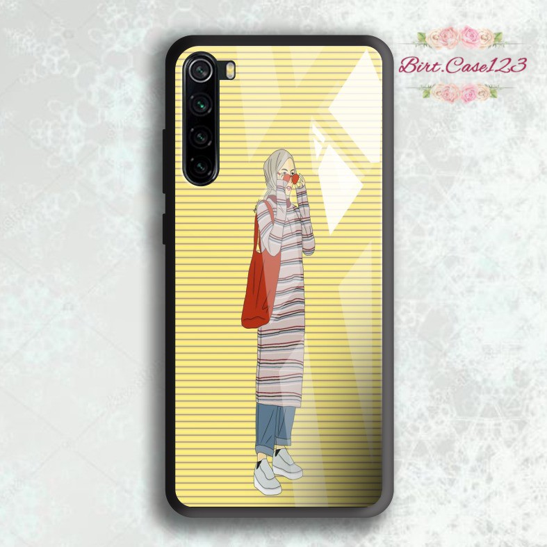 back case glass HIJAB Oppo A3s A1k A5 A9 2020 A7 F9 A5s A31 A52 A53 A92 A37 A57 A59 A71 A83 BC5349