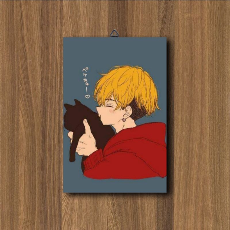HIASAN DINDING KAMAR CHIFUYU MATSUNO TOKYO REVENGERS ANIME / POSTER KAYU ANIME / DEKORASI KAMAR-C19