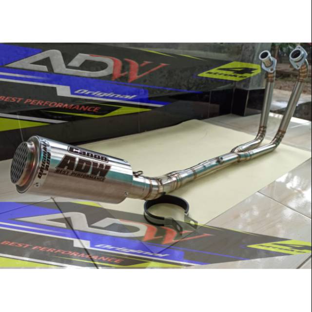 Knalpot racing original ADW RACING R250 CBR250 MT25