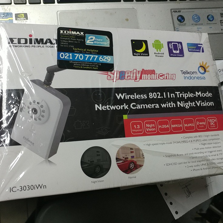 Edimax IC-3030iWn Wireless Network Camera IPCAM