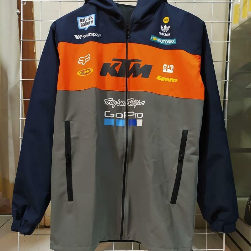 jaket waterfroop KTM GOPRO TLD bahan goratex WP