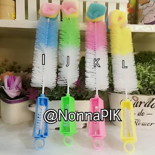 Anti Bacterial Brush Bottle / Anti Bakteri Sikat Botol Susu