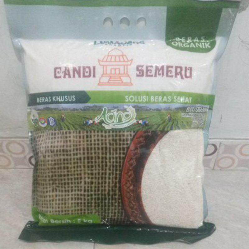

Beras Organik Merk CANDI SEMERU