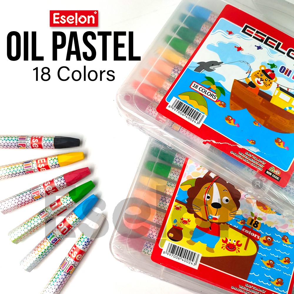 

Crayon ESELON 18warna / Oil Pastel / Crayon Eselon 18 colors