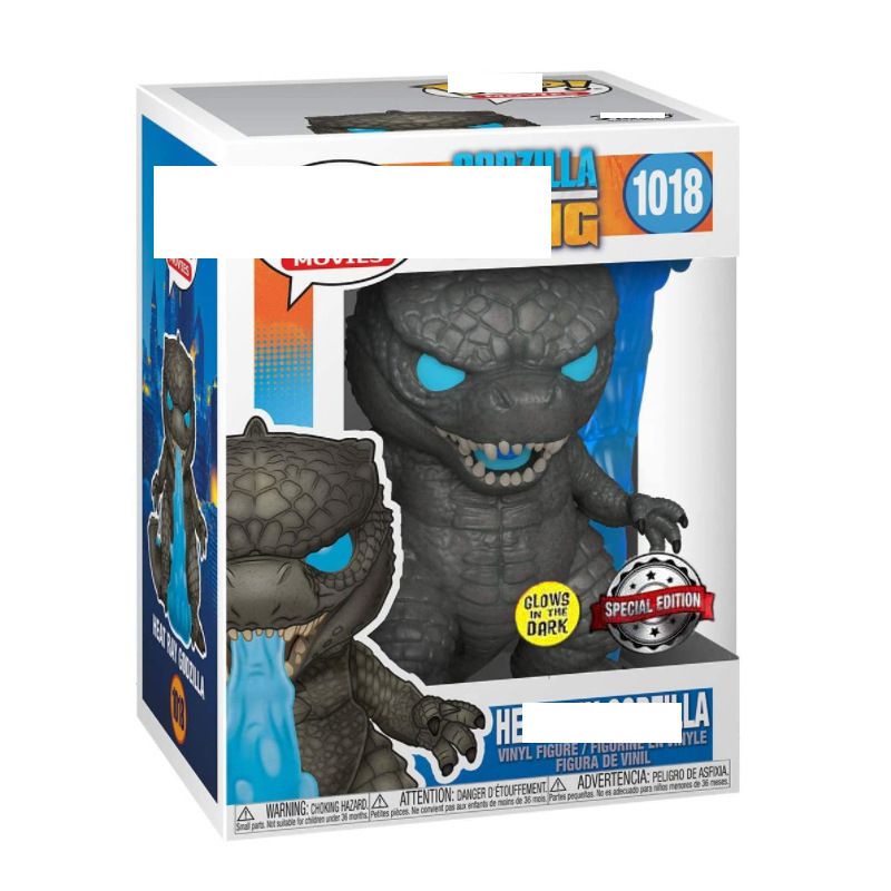 10cm Heat Ray Godzilla VS Kong Funko Pop Vinyl Action Figure Pendant Keychain Kid Toy