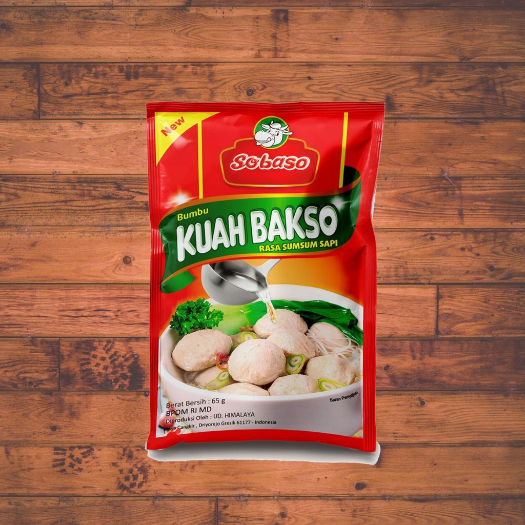 

1 pack Sobaso Bumbu Kuah Bakso Rasa Sumsum Sapi 65GR