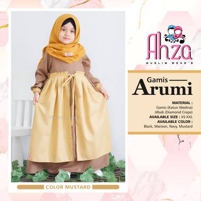 GAMIS ANAK ARUMI by AHZA/ DRESS / FASHION ANAK