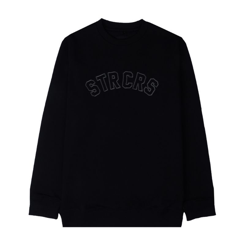 SWEATER HOODIE STARCROSS TIME BLACK