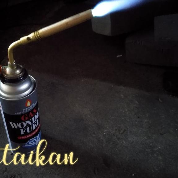 Gas Torch Kepala kuningan Flame Gun Blow Torch Blander Las Mini