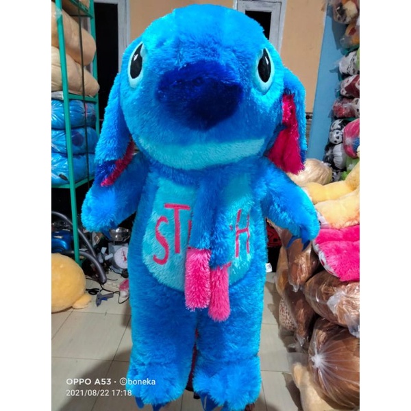 Boneka Stitch Syal Super Jumbo Uk 1 Meter Terlaris Bisa Bayar Di Tempat