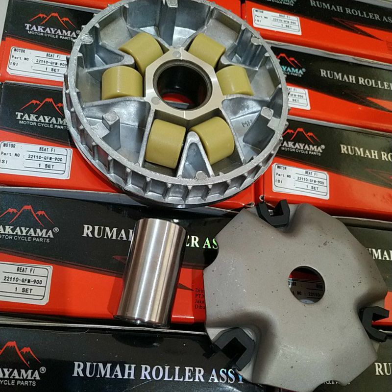 rumah roller assy komplit GFM beat fi, Vario techno karbu, Vario CBS, spacy fi TAKAYAMA CRUN