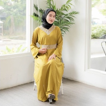 KAFTAN TSAMYRA BAJU WANITA DRESS PREMIUM VIRAL KEKINIAN