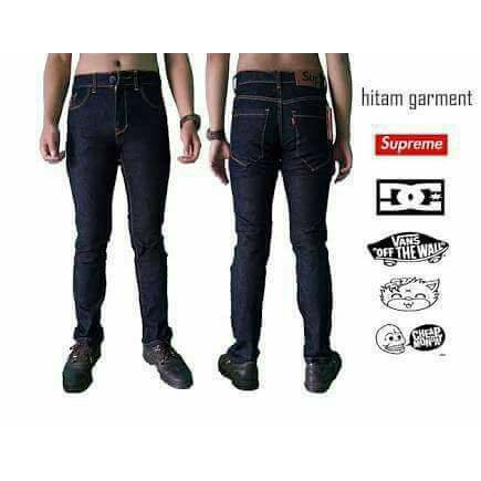 Celana jeans panjang stretch ngaret