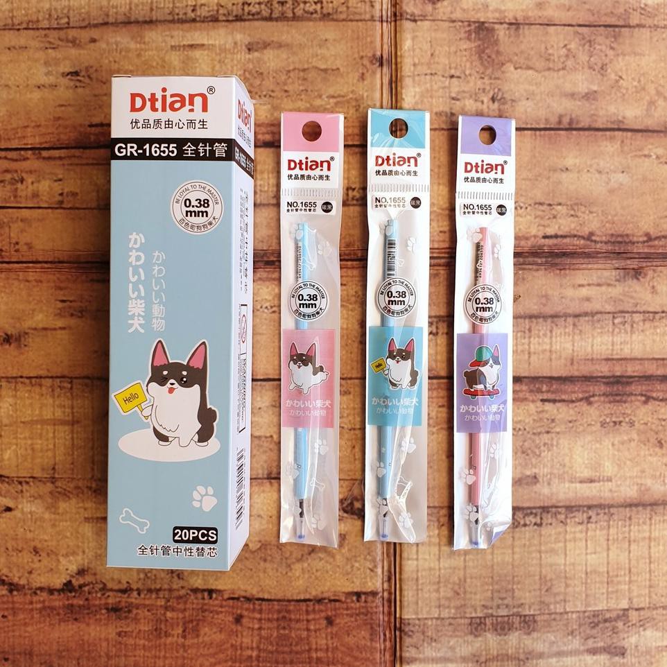 

❤❤trend# Isi Ballpoint Gel 1pak isi 20pcs - Isi Gellpen - Refill Gellpen Dtian 0.35mm ▨