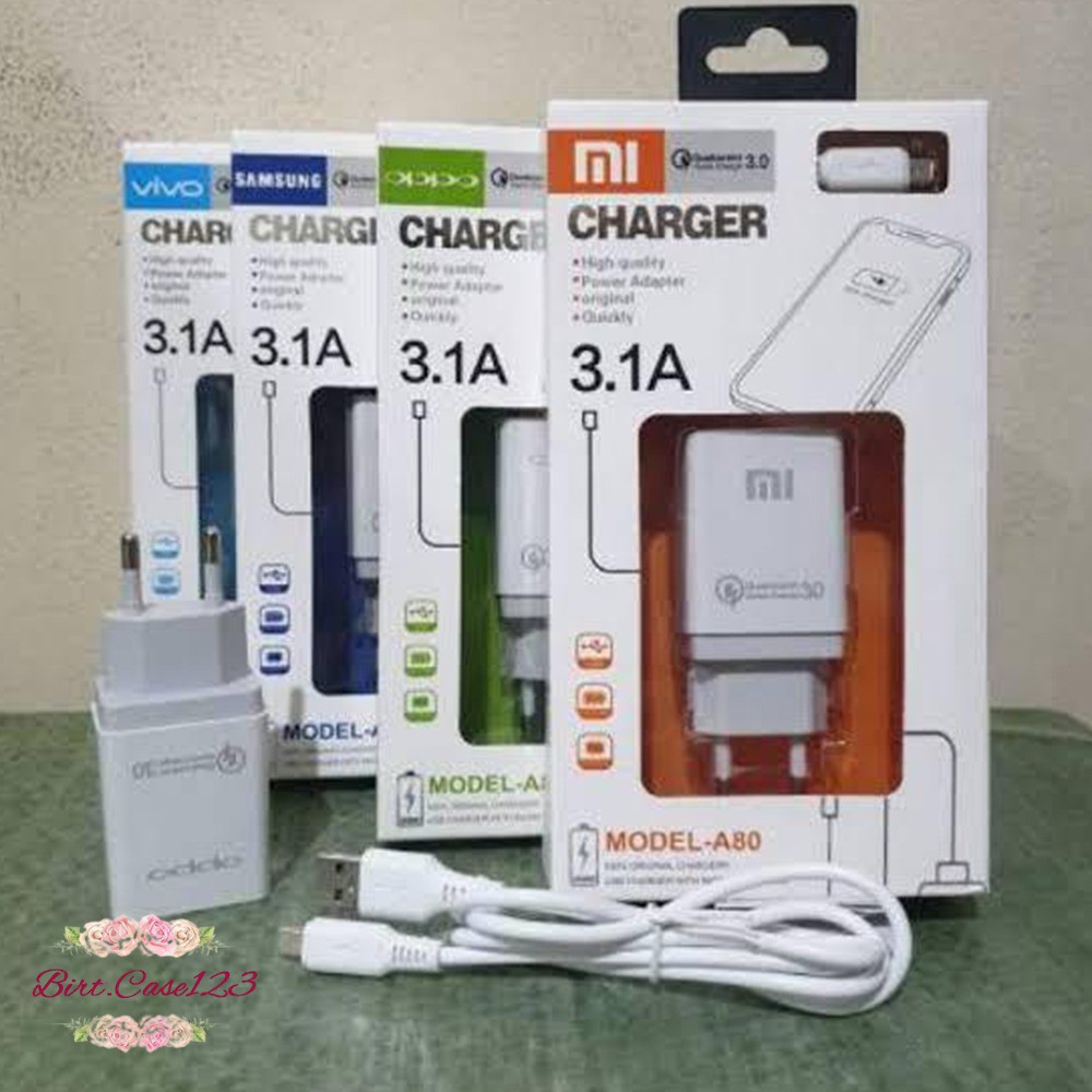 BM048 A80 Cashan Cashan OPPO 3Amper QUALCOM micro fast Charging Anti meledak A3S A5S F9 F11 F5 F7 BC3870