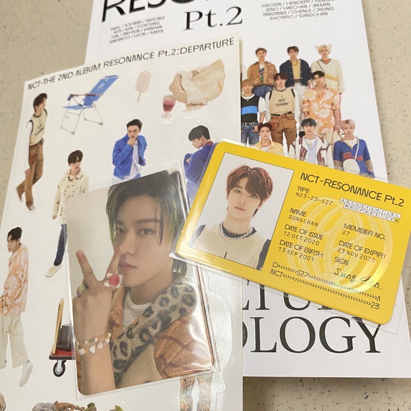 NCT RESONANCE PT. 2 PC YUTA ID SUNGCHAN