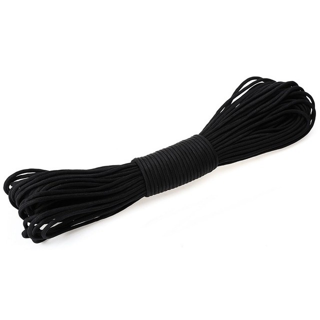 YOUGLE Tali Paracord Camping Adventure 7 Core 31 Meter - SS01 - Black