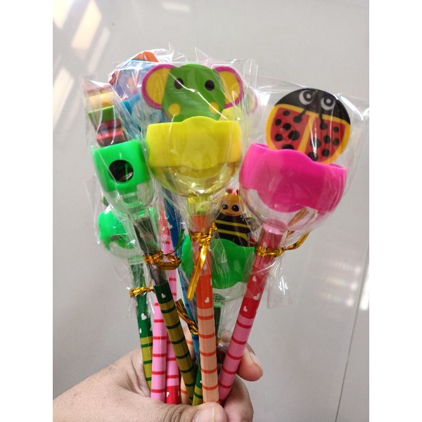 

3in1 pensil+penghapus+rautan..berbentuk lucu