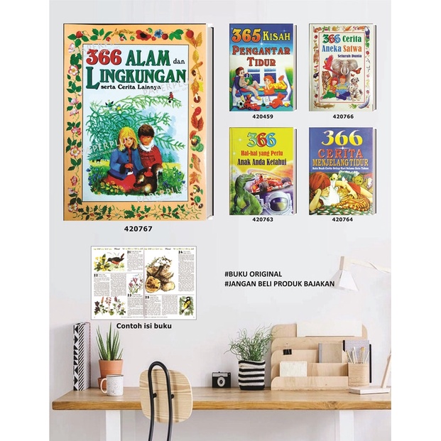 Buku Cerita Anak / 366 Alam & Lingkungan Serta Cerita Lainnya