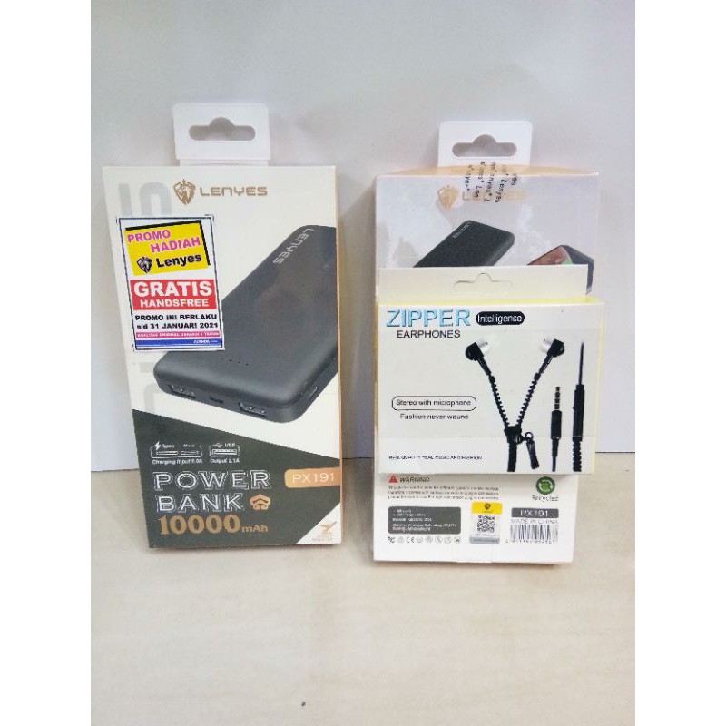 POWER BANK LENYES PX-191 10.000mAh