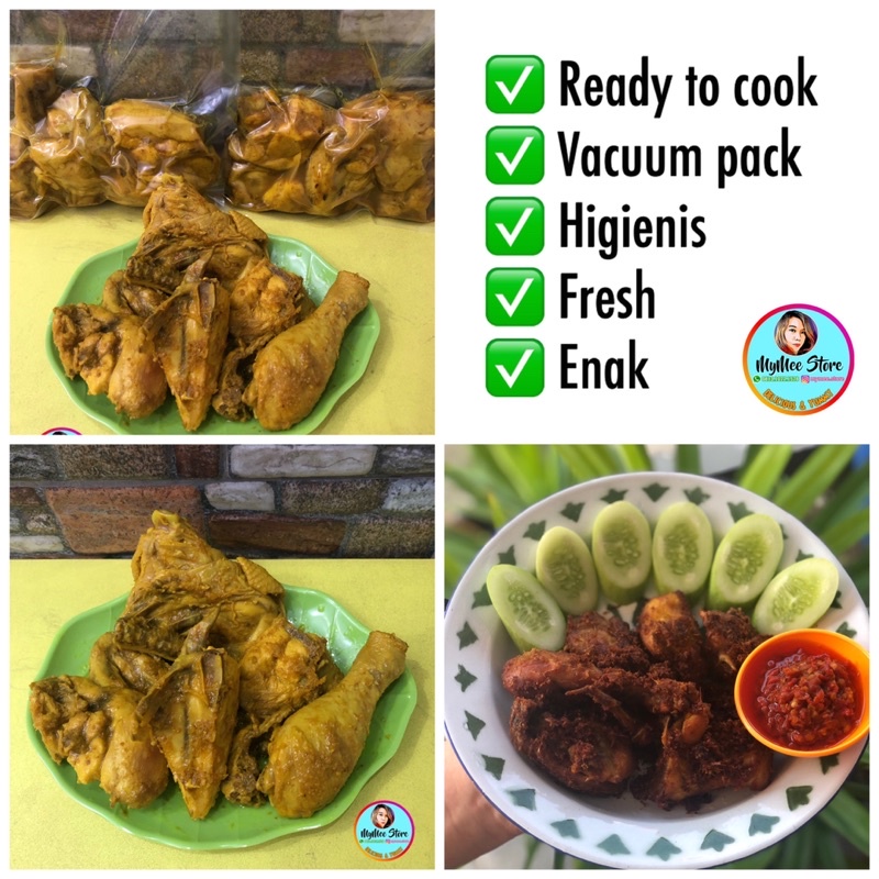 

Ayam Ungkep Bumbu Kuning / Ayam Goreng