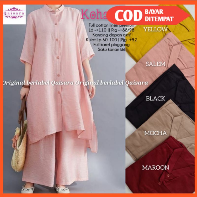 SOLARIA ONE SET WANITA KEKINIAN POLOS JUMBO KOREAN STYLE-1