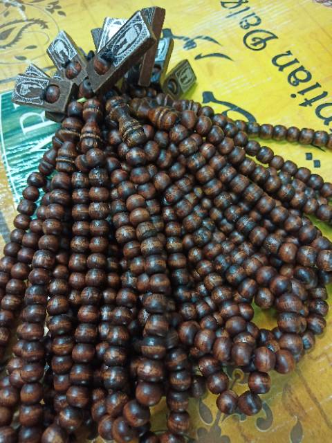 Tasbih kayu 33 isi 20pcs