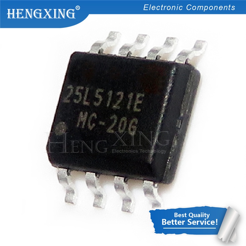 100pcs Sparepart Komponen Elektronik Chip MX25L5121EMC-20G MX25L512MC-12G MX25L5121E MC-20G 25L5121E SOP-8